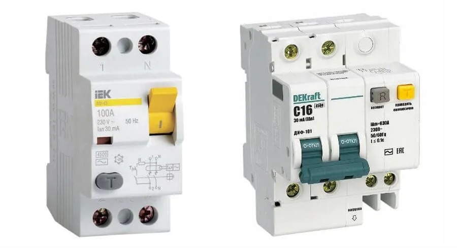 Чем отличается УЗО от дифавтомата?