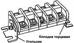 Клеммный блок КБ 10А 6к