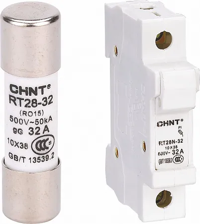 Плавкая вставка цилиндрическая RT28-32   2A  10х38  CHINT
