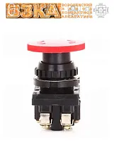 Кнопка КЕ-141 исп.3 (2р) красный гриб