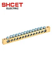Шина нулевая 8х12мм 14/2 SHCET