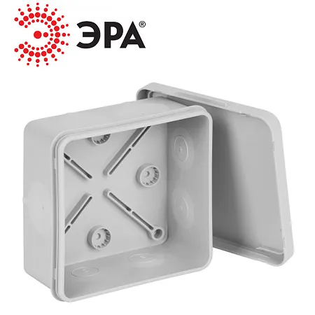 Коробка распаячная KOR-100-100-50-9g-K-2MP двухкомпонентная HF стойкая к УФ IP66