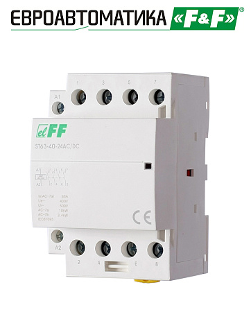 Контактор ST25-11 4Р 25А (1NO+1NC) 24В DC