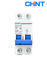 Авт. выключатели DZ47-60 2P 50A С (4.5kA) CHINT