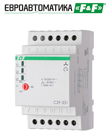 Реле контроля фаз CZF-331