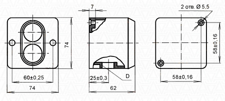 Пост кнопочный ПКЕ 722-2
