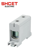 Зажим клеммный КВС 1Р 35-150мм (320А) серая SHCET