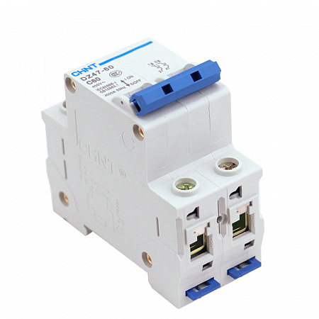 Авт. выключатели DZ47-60 1P   2A D (4.5kA) CHINT