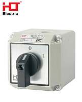 Переключатель ПК-3-13  3Р 25А "ВКЛ-ВЫКЛ" IP54