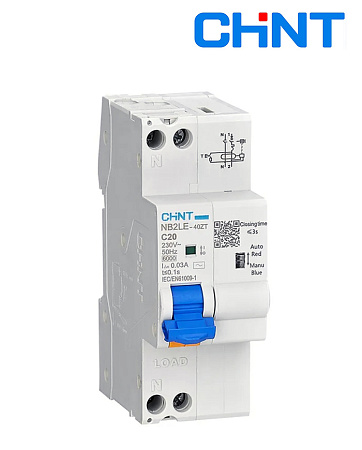 Дифавтомат NB2LE-40ZT 1P+N 25А 30mA (6kA) с передачей данных Дифавтомат NB2LE-40ZT 1P+N 25А 30mA (6kA) с передачей данных