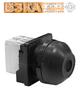Кнопка КЕ-081 исп.2 (1з+1р) черная
