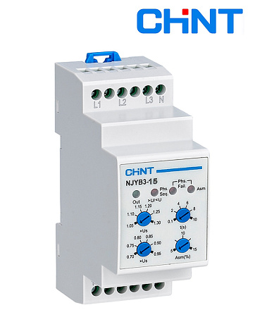 Реле контроля фаз NJYB3-8 AC380V