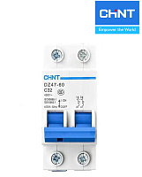 Авт. выключатели DZ47-60 2P  4A С (4.5kA) CHINT