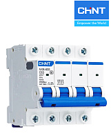Авт. выключатели NXB-63S 4P 63A С (4.5kA) CHINT