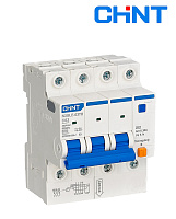 Дифавтомат NXBLE-63YH 3P+N 16А 300mA (6kA) АС CHINT (4М)
