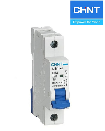Автоматические выключатели NB1-63H 1P 20A B (6kA) CHINT