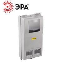Корпус  ЩУРн-П 3/8  (485х240х140)  IP55 серый пластик ЭРА