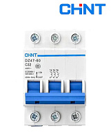 Авт. выключатели DZ47-60 3P 20A D (4.5kA) CHINT