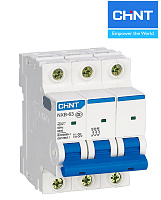 Автоматические выключатели NXB-63 3P 50A D (6kA) CHINT