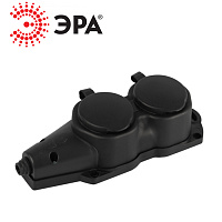 Колодка 2гн каучуковая KX-2e-B-IP44