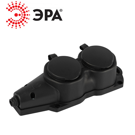 Колодка 2гн каучуковая KX-2e-B-IP44 Колодка 2гн каучуковая KX-2e-B-IP44