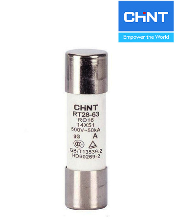 Плавкая вставка цилиндрическая RT28-63 50A 14х51 CHINT