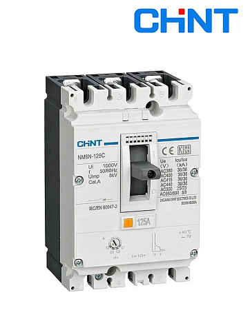 Авт. выключатели NM8N-125C 3Р 100А 36кА CHINT