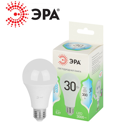 Лампа LED A65-30W-840-E27 ЭРА