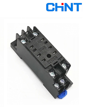 Pозетка CZT08B-01 для реле NJDC-17(D) 2 контакта CHINT
