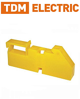 Изолятор на Din-рейку желтый TDM