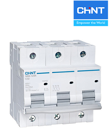 Авт. выключатель NB8-125R 3P  80A С (25kA) CHINT