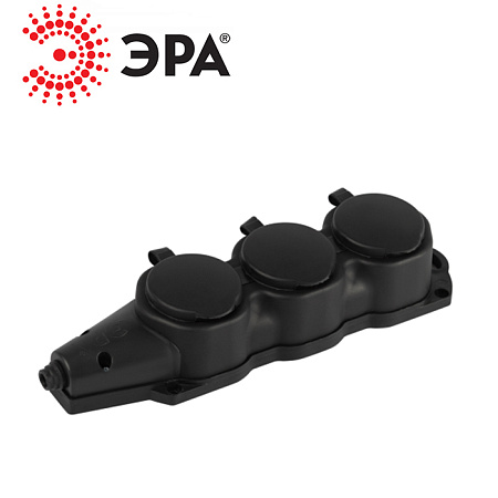 Колодка 3гн каучуковая KX-3e-B-IP44