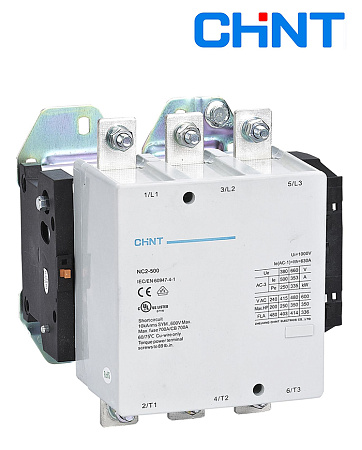 Контактор  NC2-500 500A 220В (1НО+1НЗ) CHINT