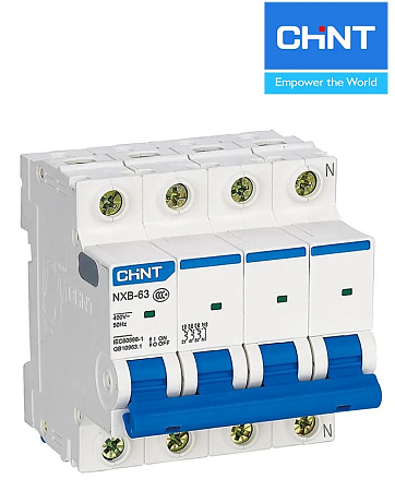 Авт. выключатели NXB-63 4P 32A С (6kA) CHINT
