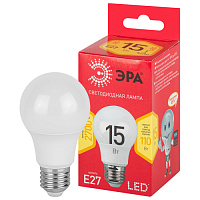 Лампа LED A60-15W-827-E27 RED ЭРА