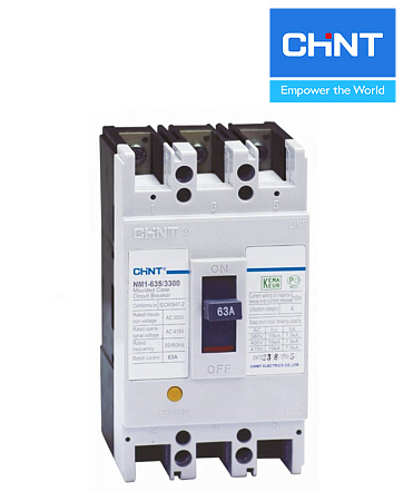 Авт. выключатели NM1-63S/3Р 32А 15кА CHINT