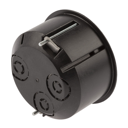 Коробка KUP-73-45-m-black для полых стен (70х45мм) IP20 черная ЭРА