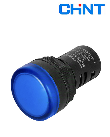 Индикатор ND16-22DS/4 синий АС 230В CHINT
