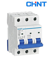 Автоматические выключатели NB1-63 3P  3A D (6kA) CHINT