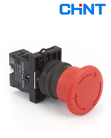 Кнопка NP2-ES542 поворотная с фикс. (1NC)