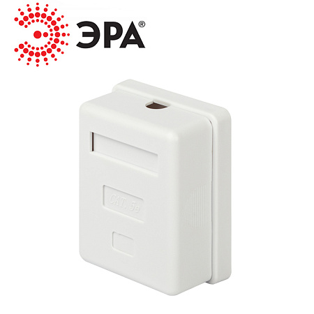 Компьютерная розетка RJ-45 (5е) неэкранированная 1-порт