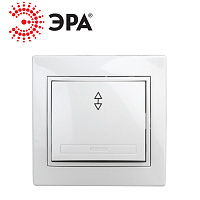 Переключатель Intro Plano 1-103-01 1клав. СУ 10А-250В IP20 белый