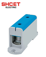 Зажим клеммный КВС 1Р 35-240мм (425А) синяя SHCET