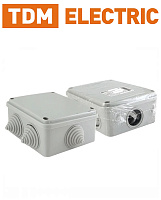 Коробка распаячная 100х100х50мм 6 входов IP54 TDM