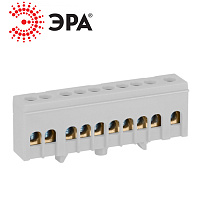 Шина в корпусе ШНИ-6*9-10 групп серый (NO-224-107) ЭРА