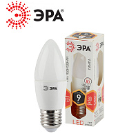 Лампа LED B35- 9W-827-E27 ЭРА