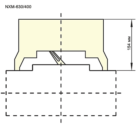 Моторный привод MD-M4 для NXM-400/630 АС230/DC220 CHINT