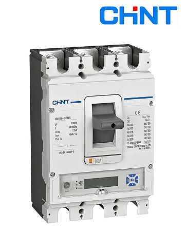 Авт. выключатели NM8N-800Q EM 3Р 800А 70кА с электр. расцеп. LCD CHINT