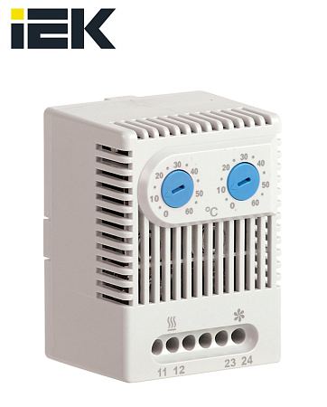 Термостат двухканальный УККт от 0 до +60°C  NO+NO  IEK