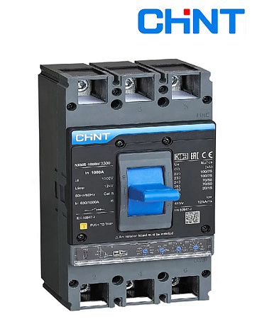 Авт.выкл. NXMS-1000H 3Р 1000A 70кА с элект. расцеп. CHINT